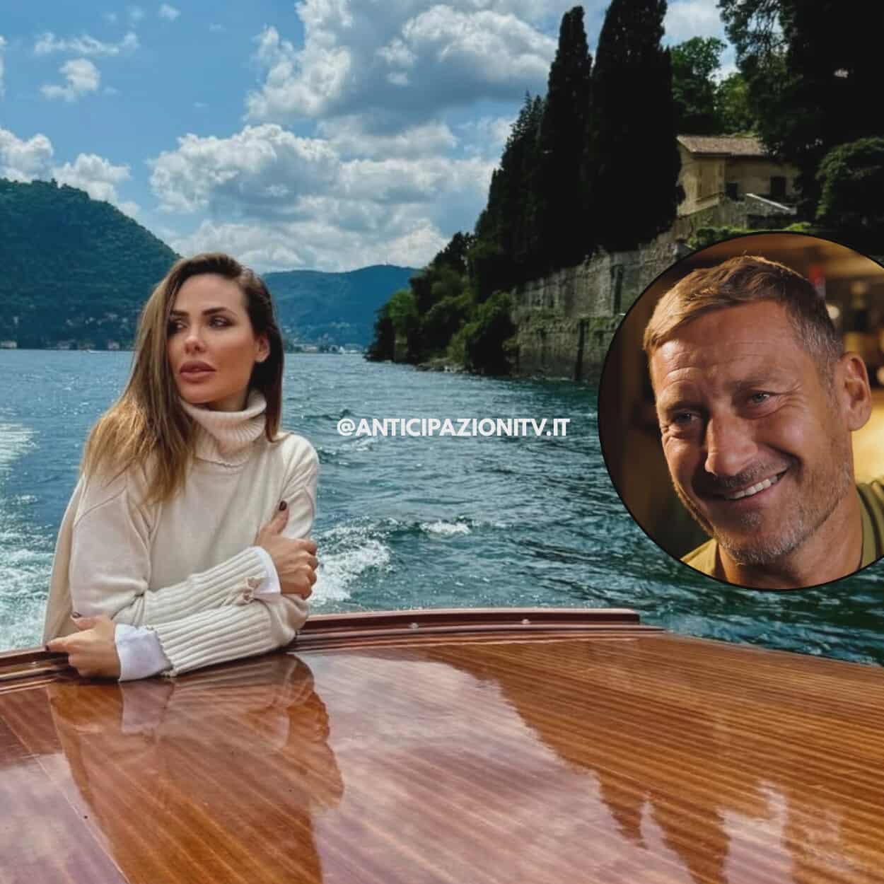 Una foto simbolica per Ilary Blasi e Francesco Totti
