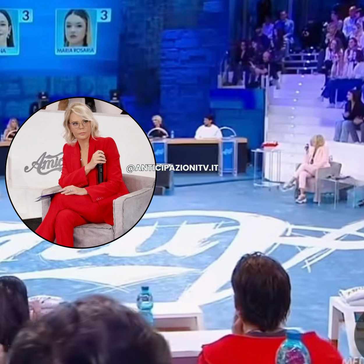 Amici, Maria De Filippi si scusa con Gard e Paola dopo due gaffe