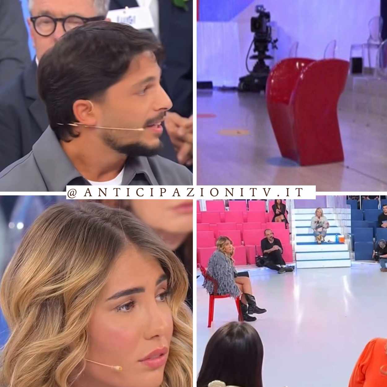 Gianmarco Steri e Martina De Ioannon nel programma Uomini e Donne di Maria De Filippi.
