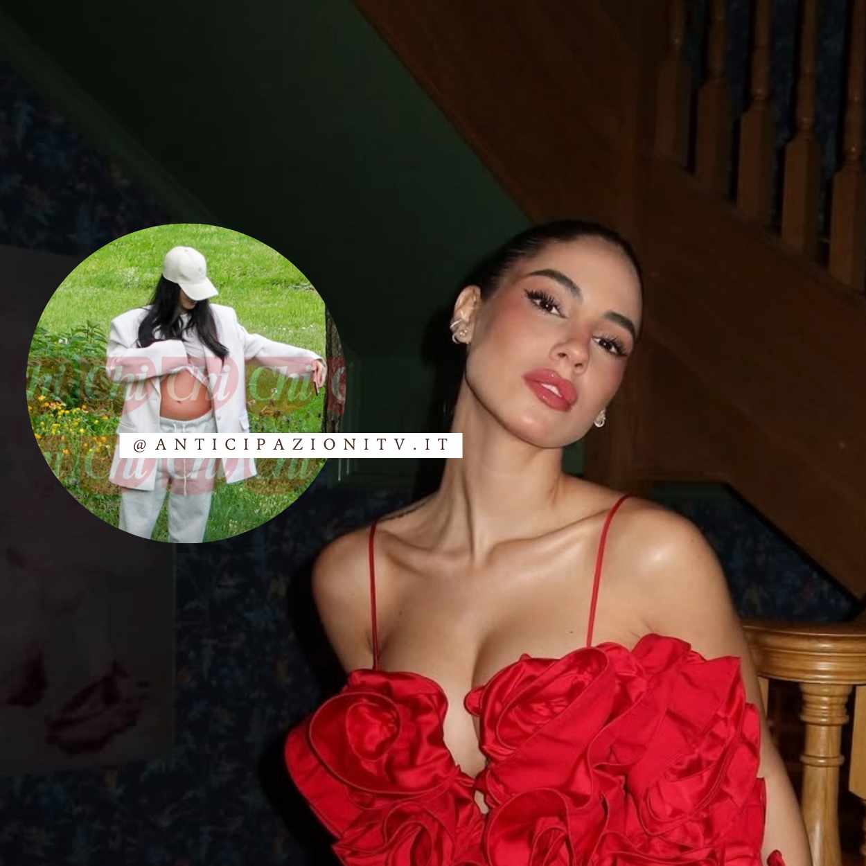 Giulia De Lellis in abito largo, ipotesi gravidanza