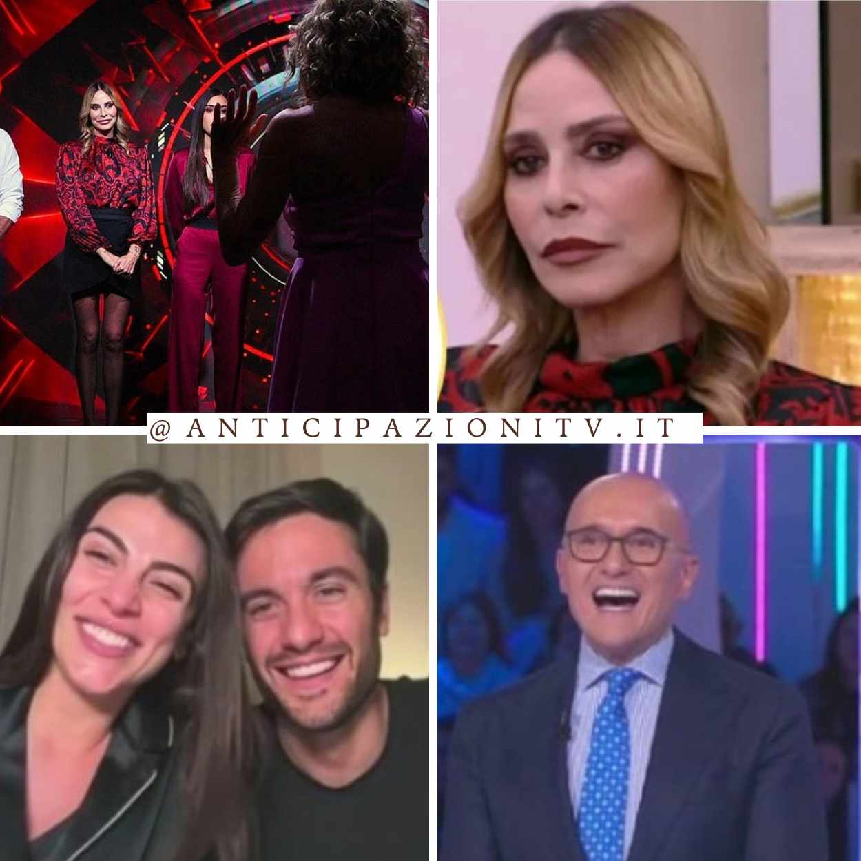 Giulia Salemi e Stefania Orlando, momento di freddezza durante il collegamento al Grande Fratello.