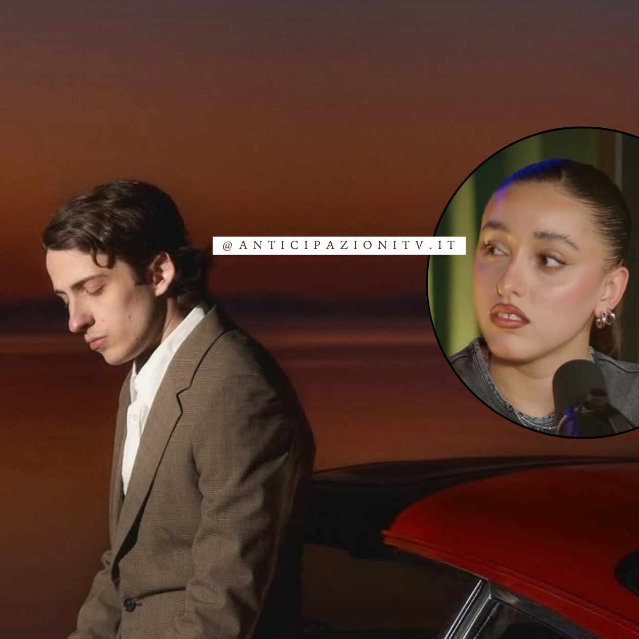 Giulia Stabile sorride durante il podcast di Alessandro Cattelan