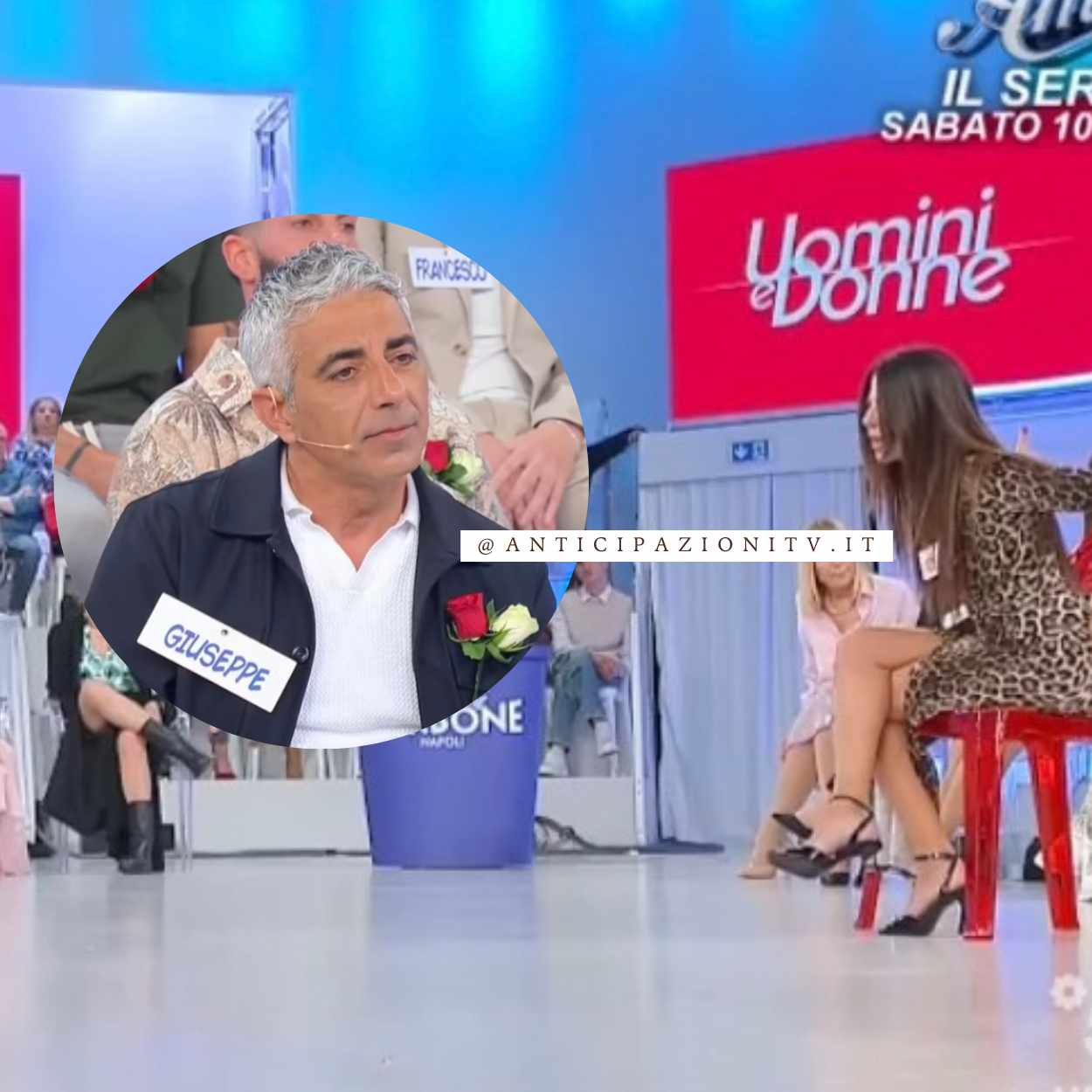 Uomini e Donne ultima registrazione Rosanna Giuseppe ballo lettera Tina