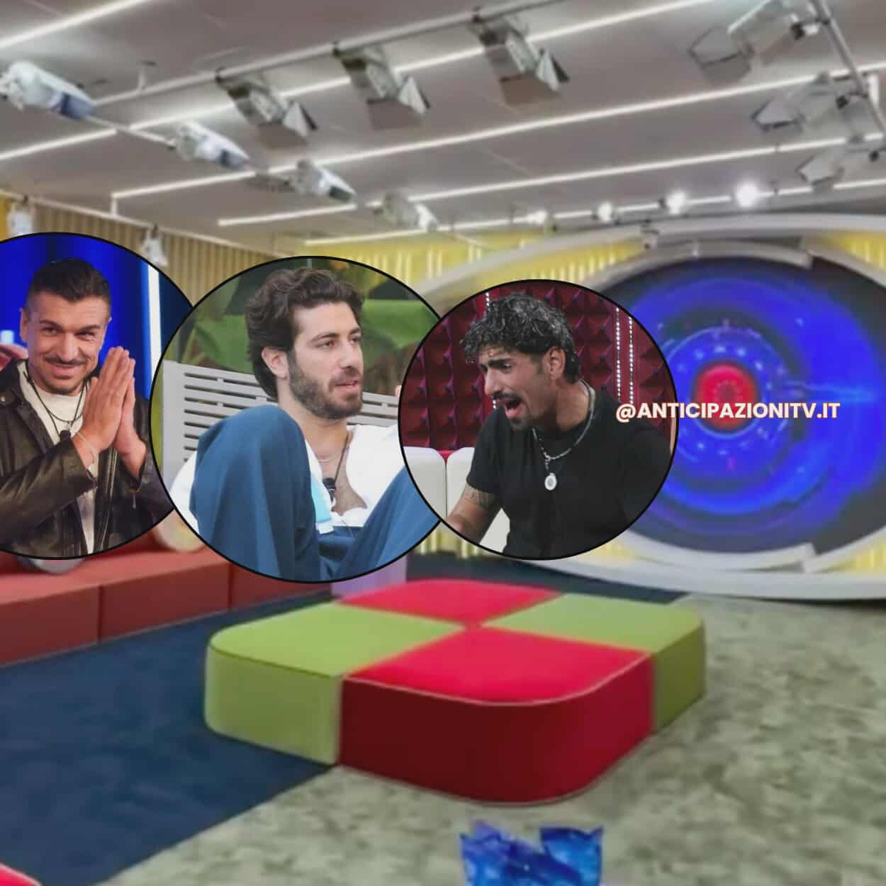 Grande Fratello 2025 eliminato tra Giulio Carotenuto, Matteo Azzali e Omer Elomari