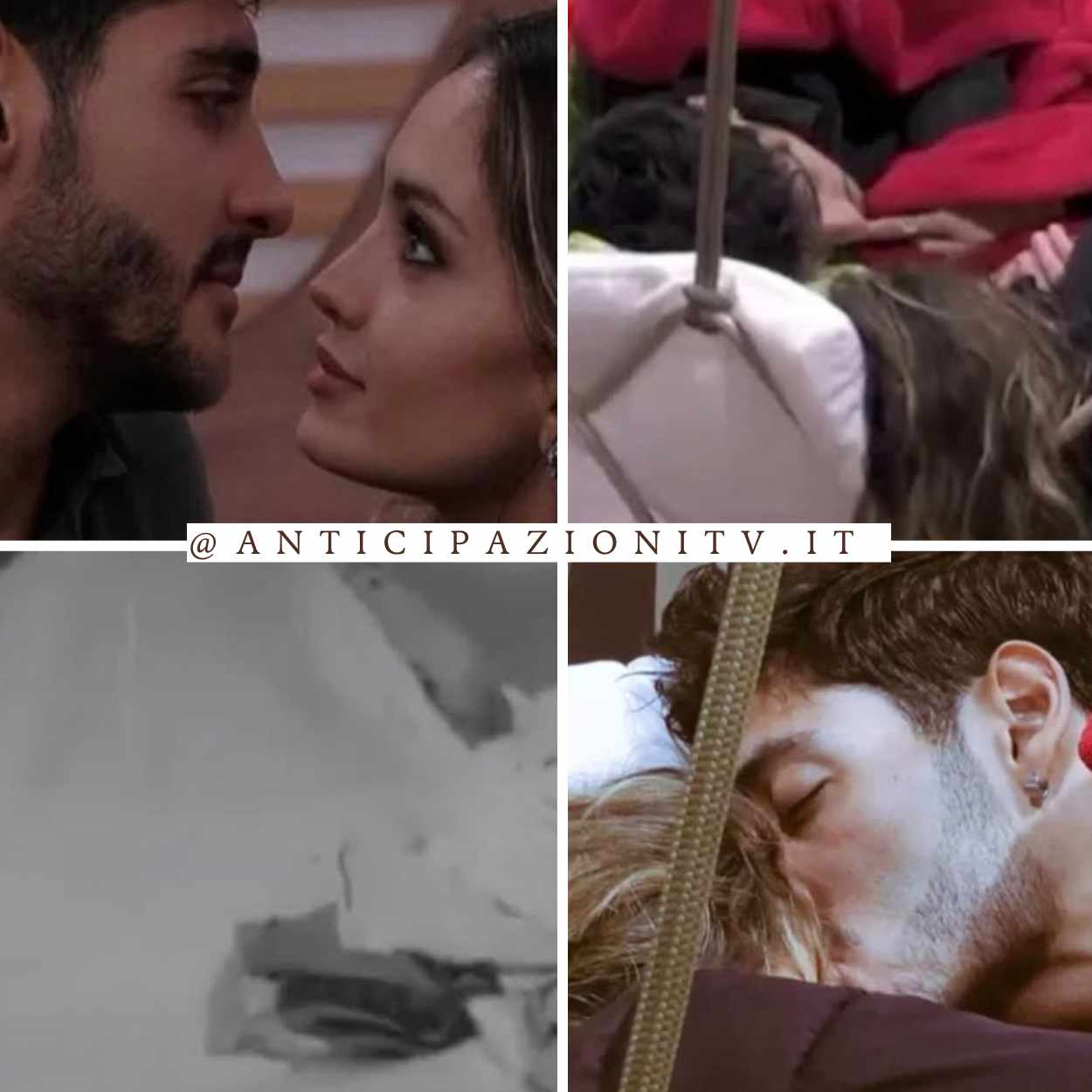 Helena Prestes e Javier Martinez si baciano nella notte al Grande Fratello, momento catturato dai fan del reality.