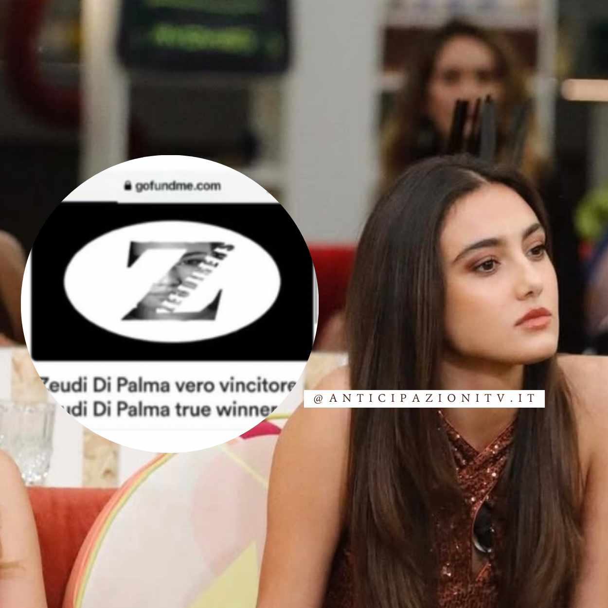 Zeudi Di Palma, commossa dopo la sua uscita dal Grande Fratello, protagonista di una raccolta fondi dei fan.