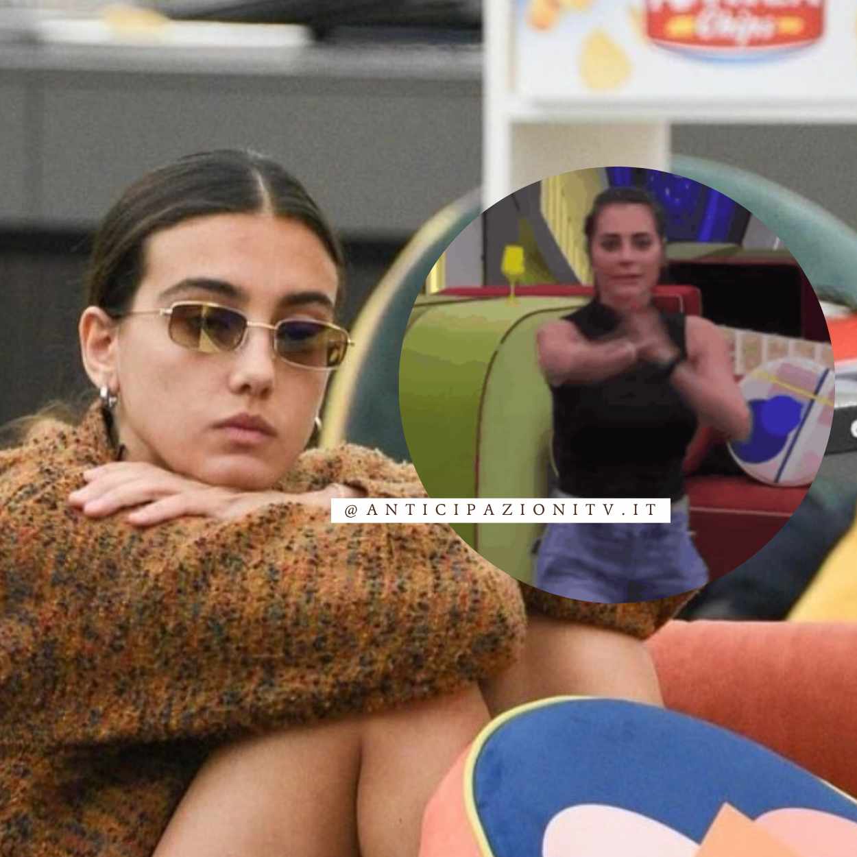 Mariavittoria Minghetti litiga con Zeudi Di Palma al Grande Fratello 2025