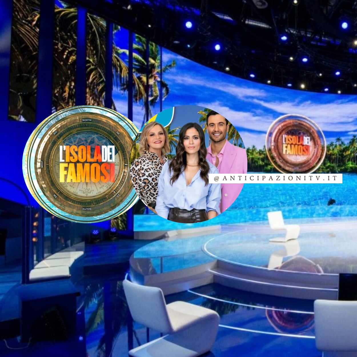 Foto ufficiale concorrenti Isola dei Famosi 2025 con Veronica Gentili