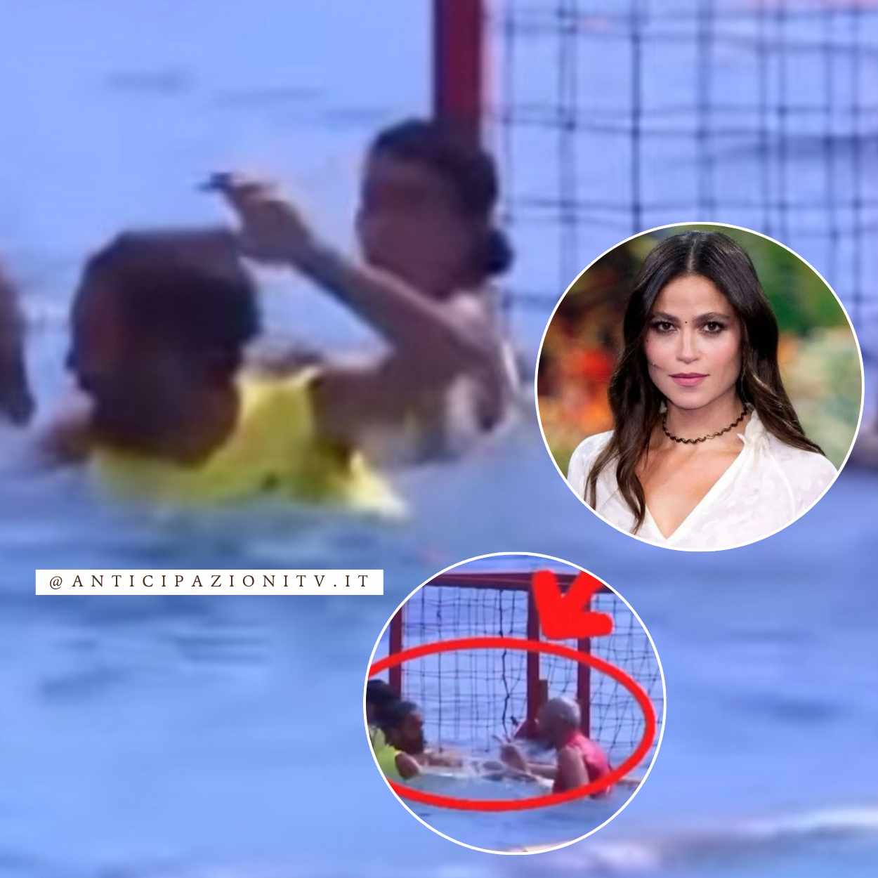 Omar Fantini e Dino Giarrusso durante la prova della Pelota Honduregna