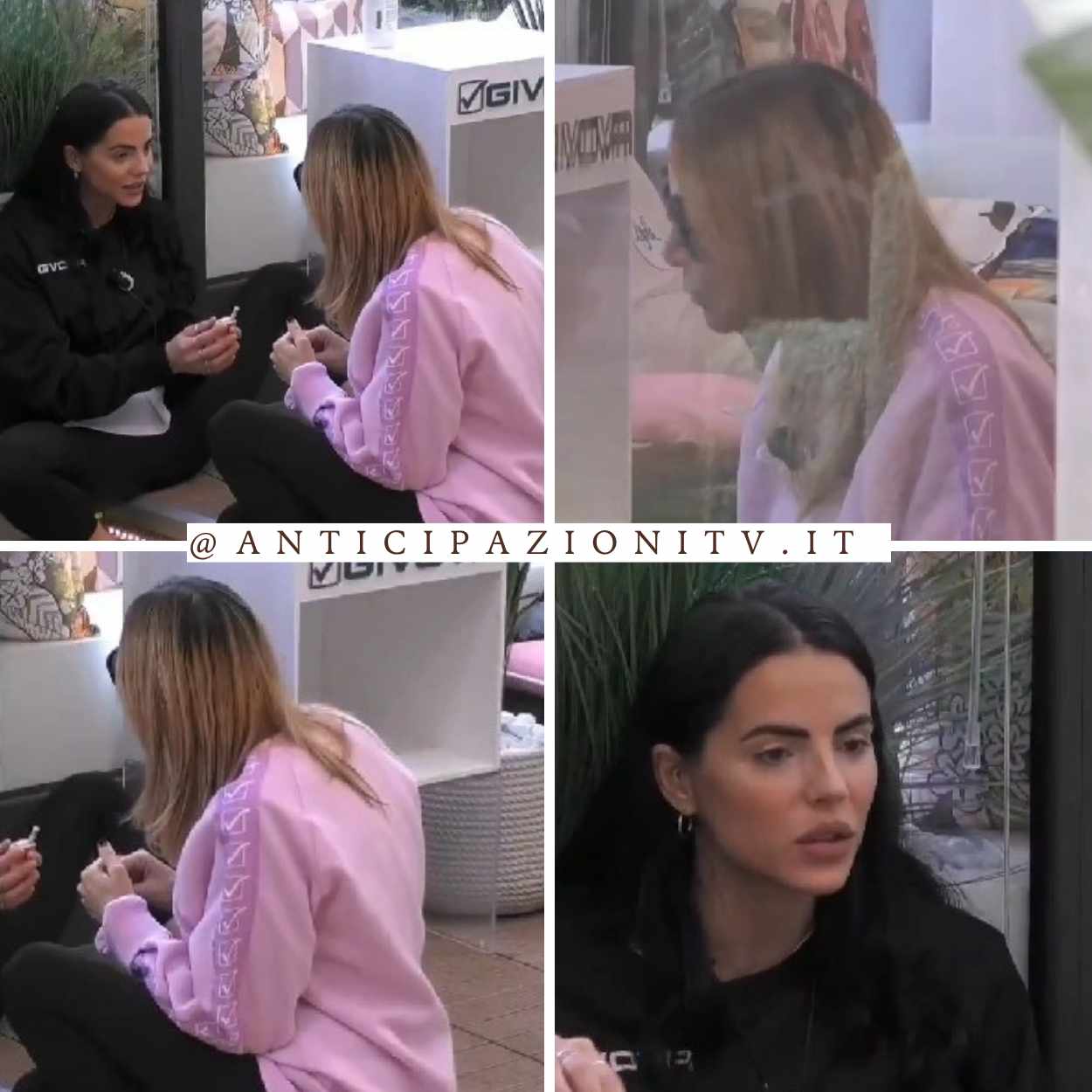 Reazioni dei concorrenti dopo il confronto tra Stefania Orlando e Shaila Gatta.