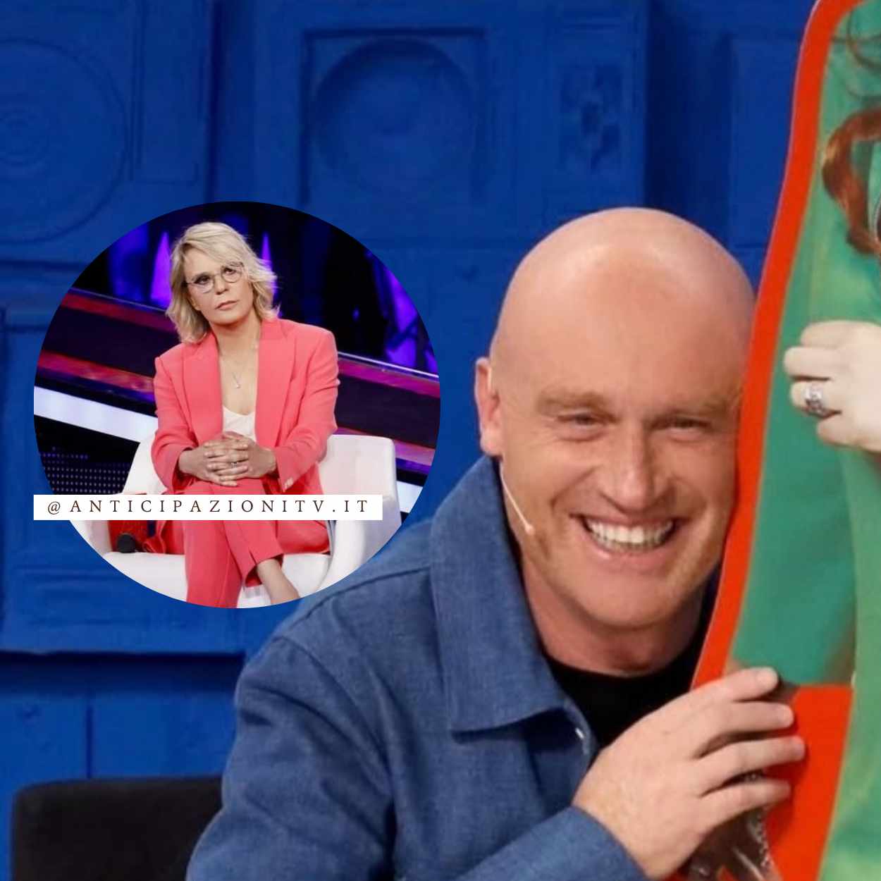 Luca Napolitano contro Rudy Zerbi e parole d’elogio per Maria De Filippi