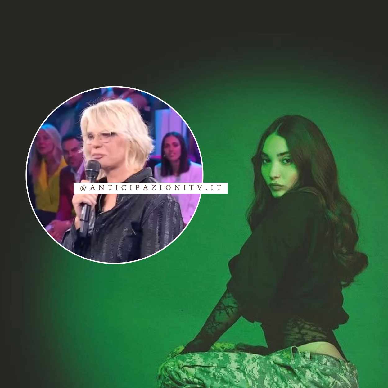 Amici24 Maria De Filippi richiama Antonia Nocca finale 18 maggio 2025 calcio Napoli