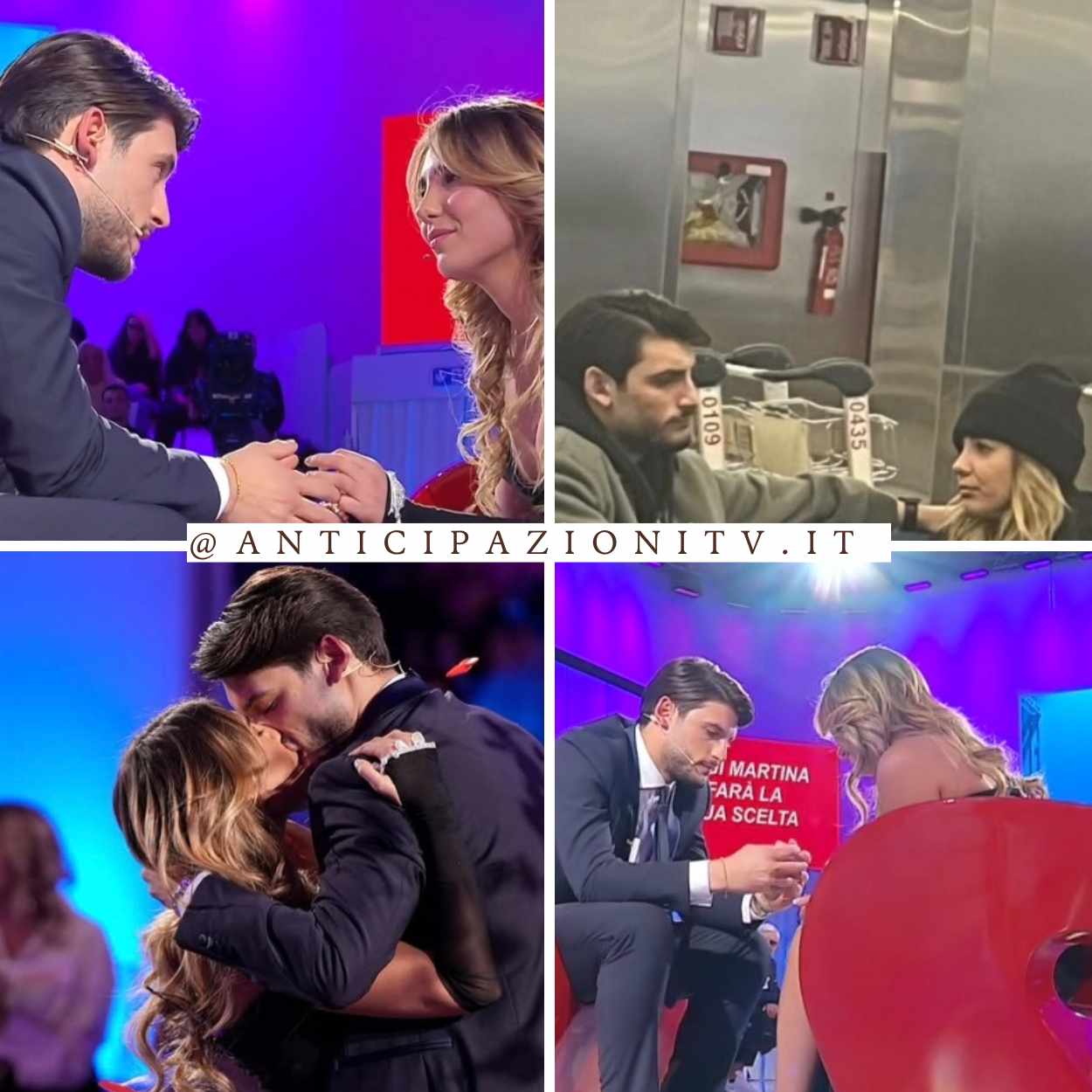 Martina De Ioannon e Ciro Solimeno in TV dopo la scelta a Uomini e Donne, foto dell'avvistamento all'aeroporto di Linate.