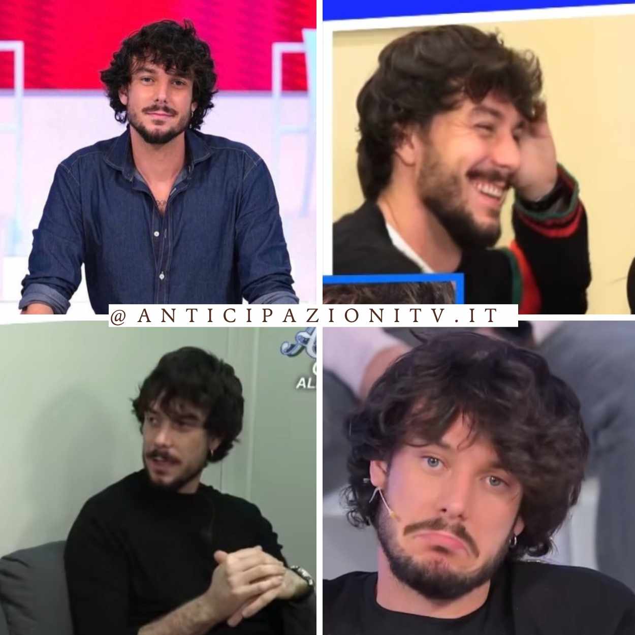 Michele Longobardi seduto a Uomini e Donne mentre affronta le segnalazioni.