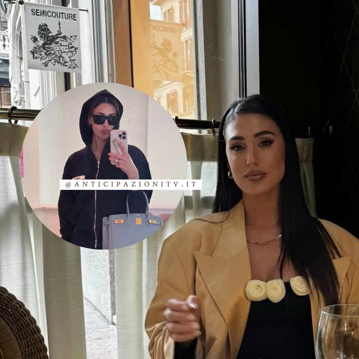 Belén e Cecilia Rodriguez in un momento di tensione