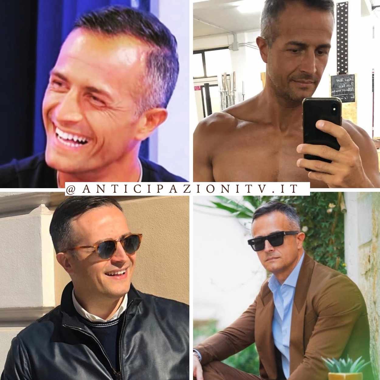 Riccardo Guarnieri fuori dagli studi di Uomini e Donne