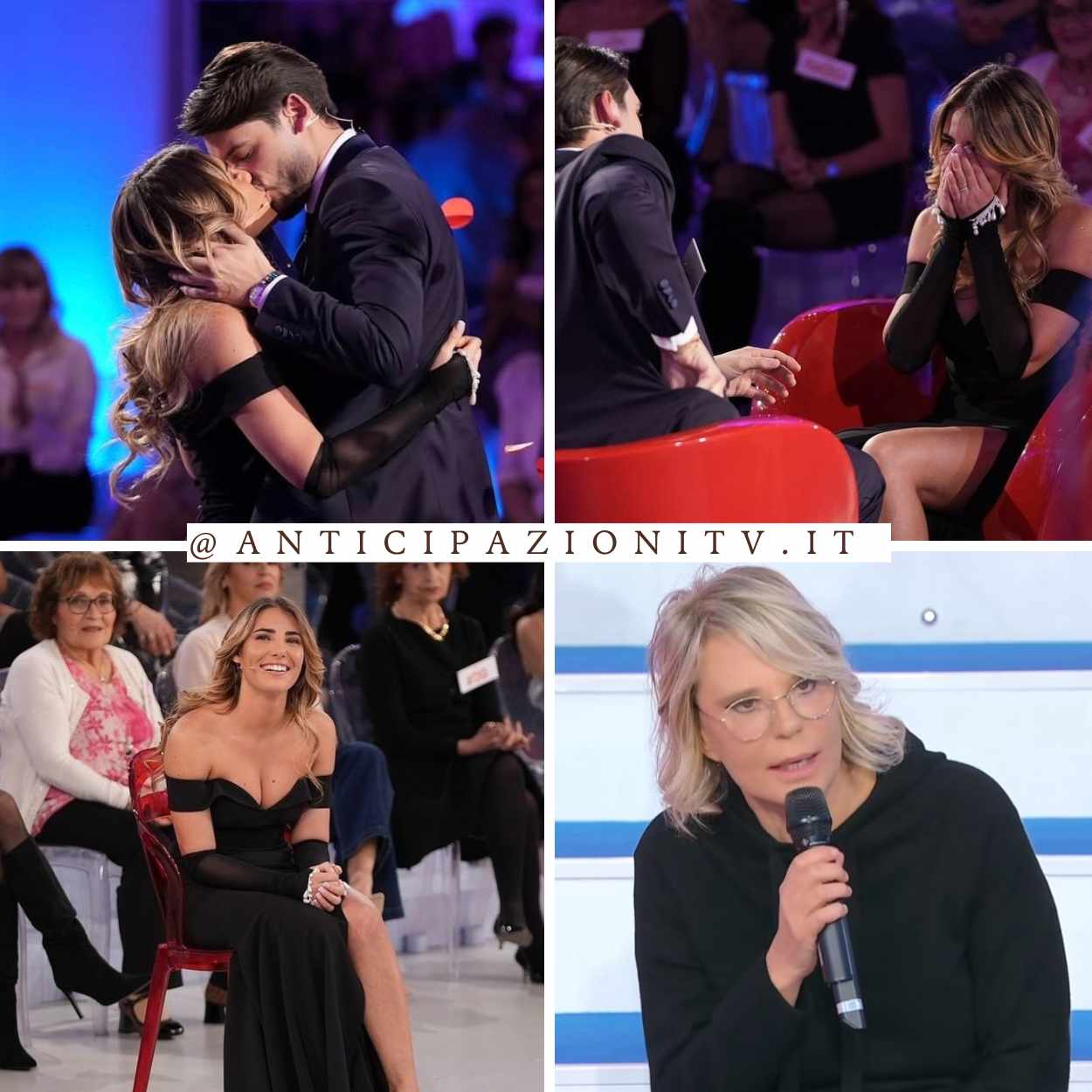 Martina De Ioannon durante la registrazione della sua scelta a Uomini e Donne, in onda prossimamente su Canale 5.