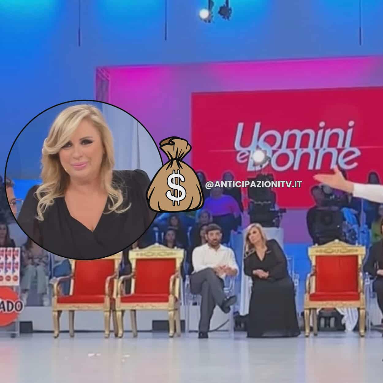 Cachet di Tina Cipollari a Uomini e Donne, cifre ipotizzate
