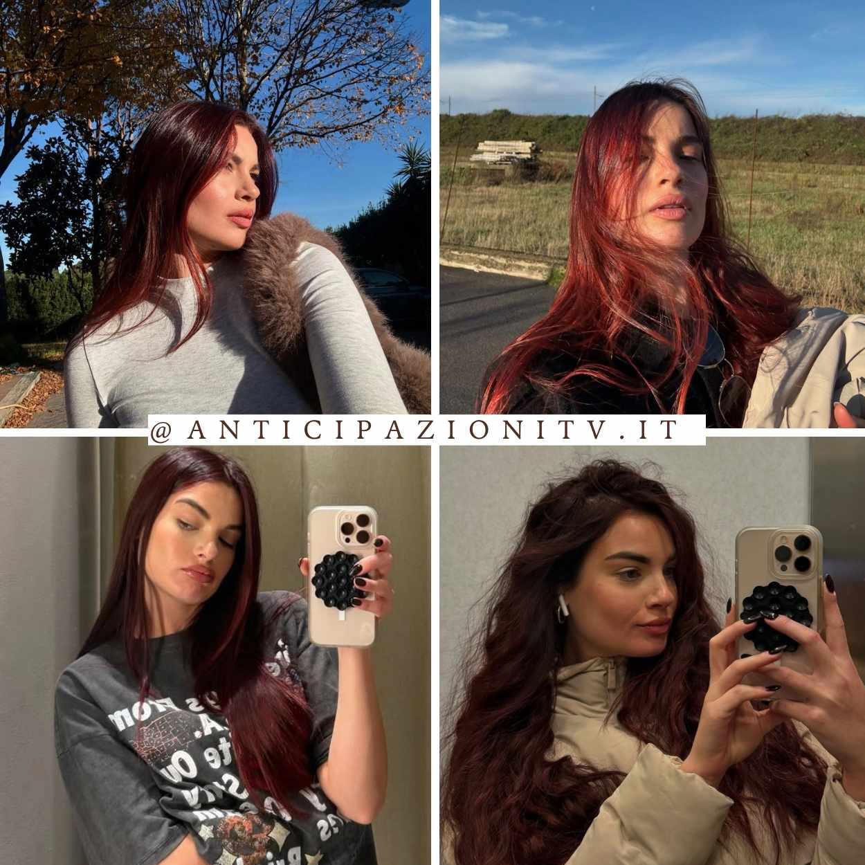 Raffaella Scuotto, ex corteggiatrice di Uomini e Donne, in alcuni momenti catturati e condivisi su Instagram.