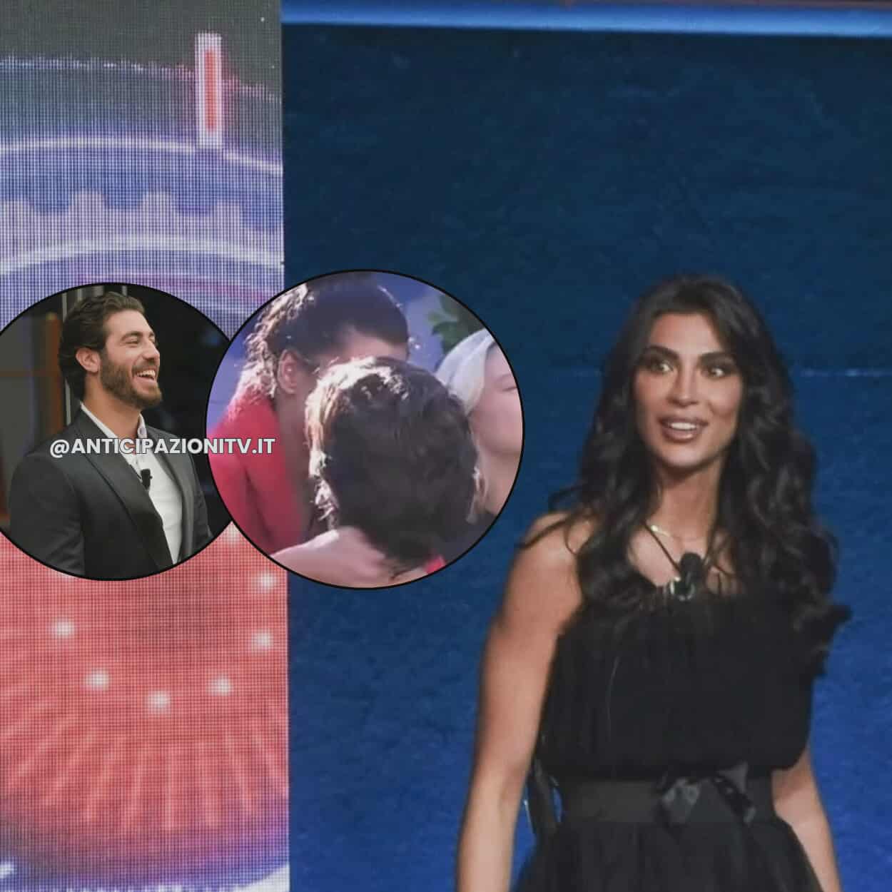 Coinquilini festeggiano la nuova coppia al GF 2025