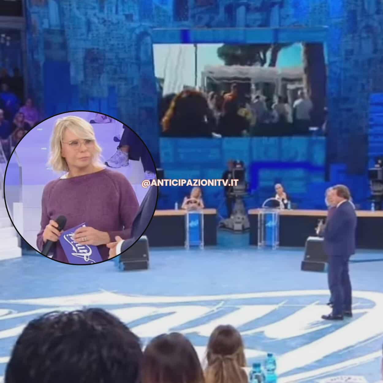 Javier Rojas e Nicolai Gorodiskii durante le prove di danza nella scuola di Amici