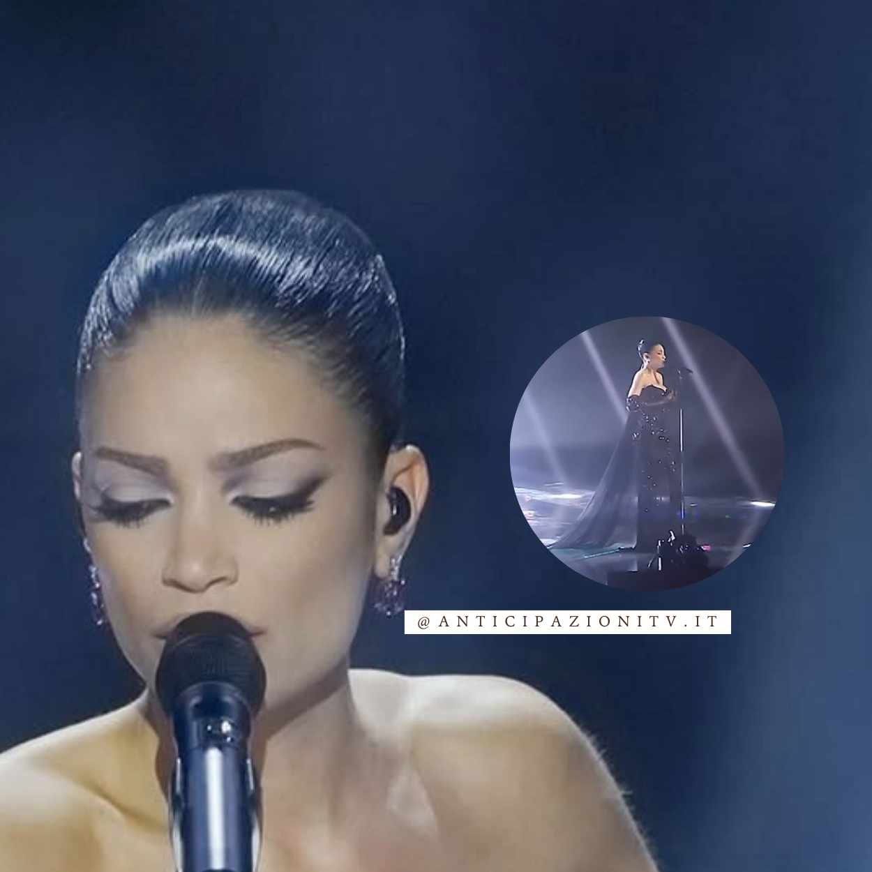 Elodie in difficoltà alla finale di Sanremo 2025: il suo abito si strappa prima dell’esibizione, causando panico dietro le quinte.