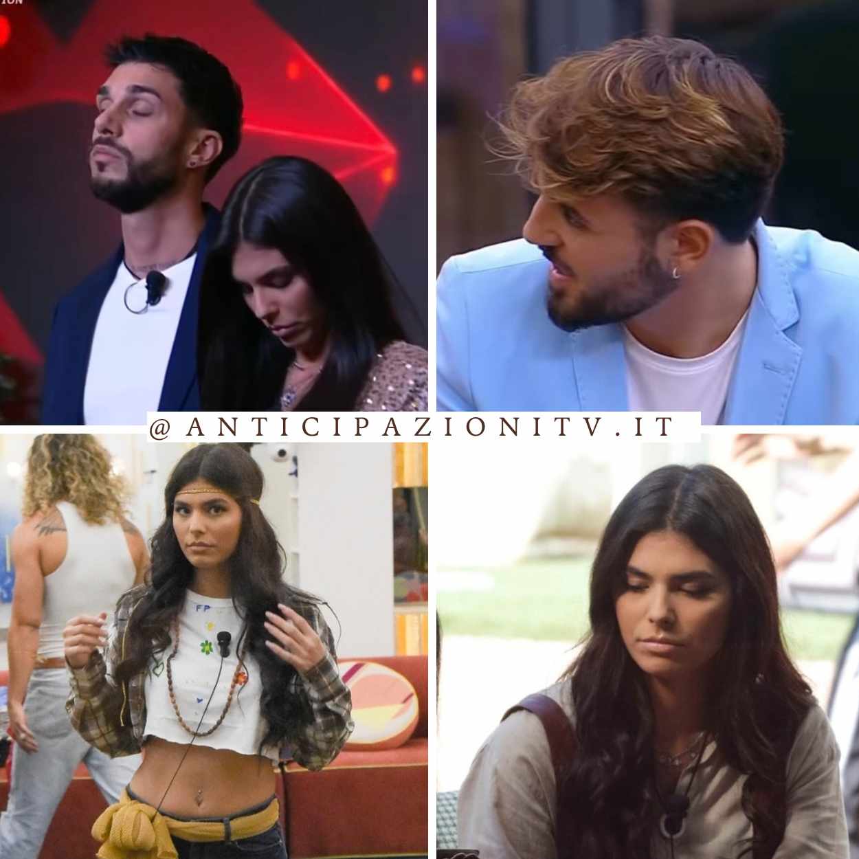 Federica Petagna e Alfonso D'Apice nella Casa del Grande Fratello, un'immagine che racconta i protagonisti delle recenti polemiche.