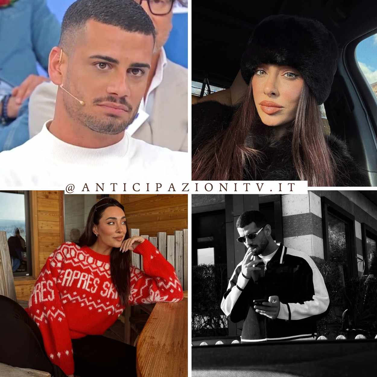 Sonia Lorenzini e Alessio Pecorelli in una puntata di Uomini e Donne.