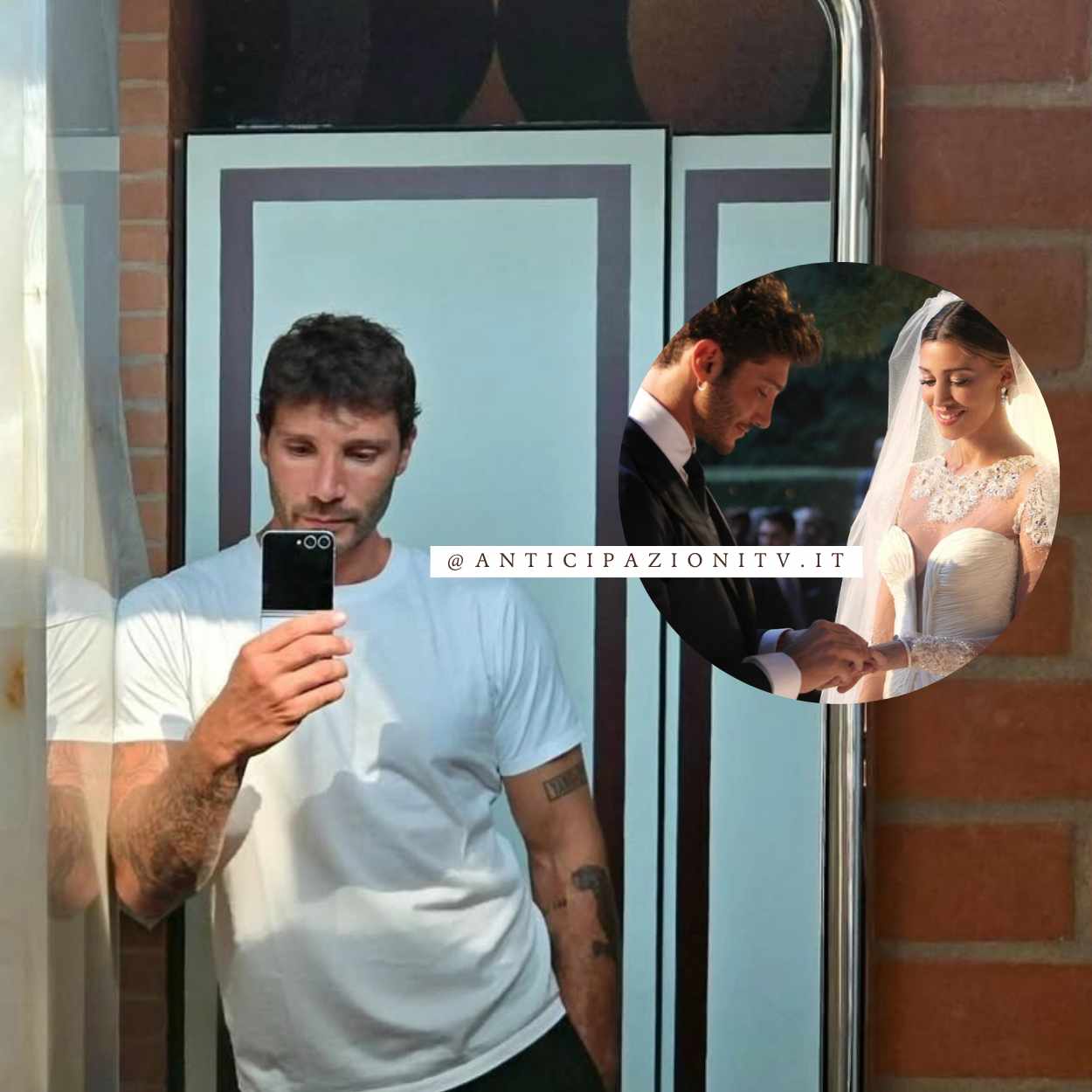 Stefano De Martino racconta il suo matrimonio con Belen Rodriguez con ironia