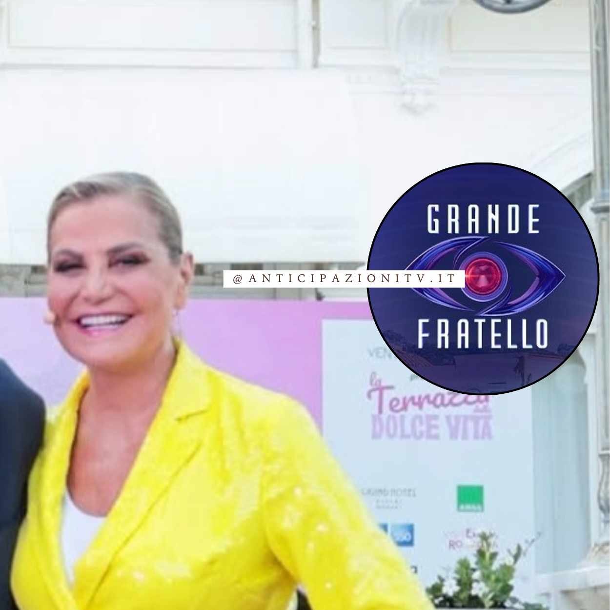Simona Ventura conduttrice del Grande Fratello 2025