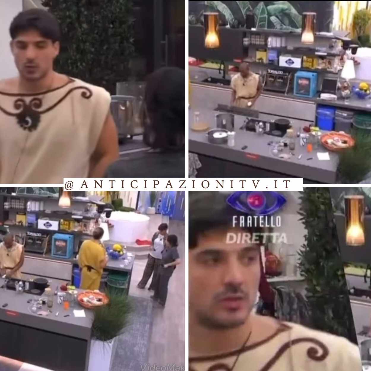 Grande Fratello: Shaila Gatta ubriaca discute con Lorenzo Spolverato, lui reagisce con pugni al muro.