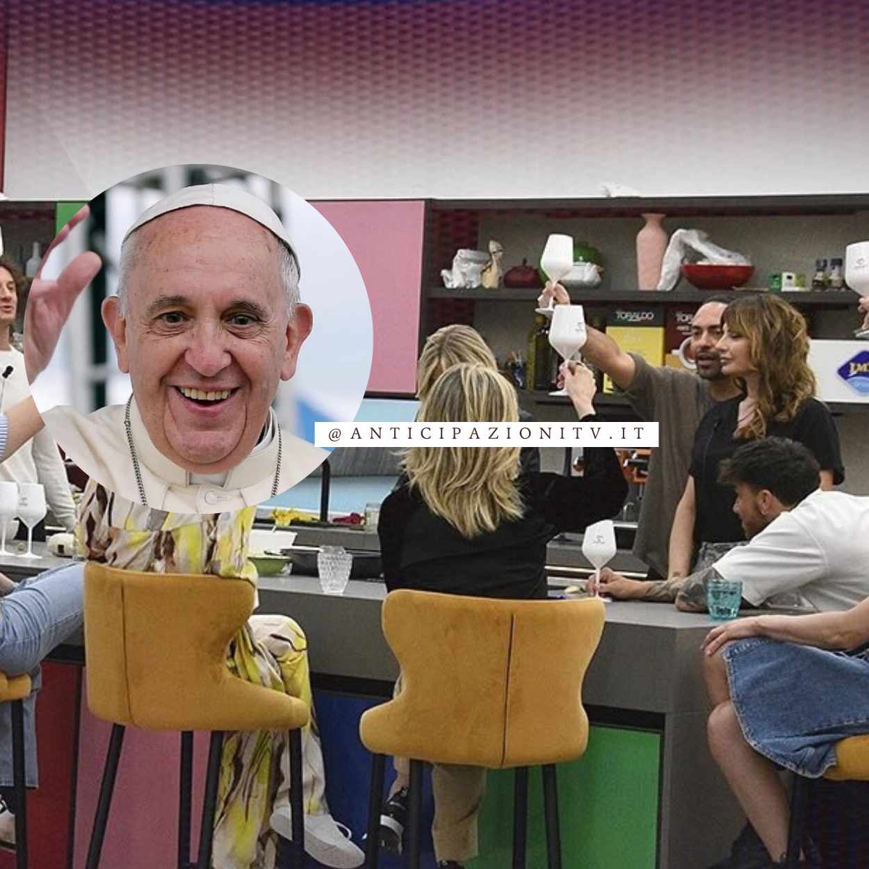 Concorrenti di The Couple censurati durante discussione sulla morte di Papa Francesco