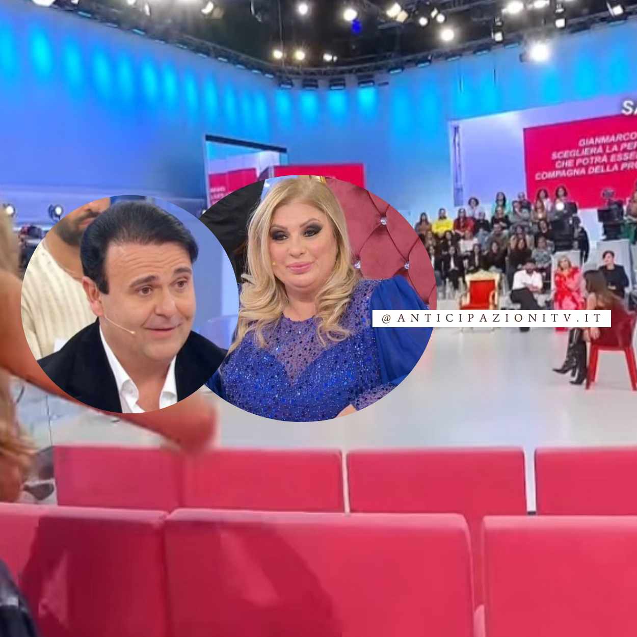 Tina Cipollari e Cosimo Dadorante a Uomini e Donne