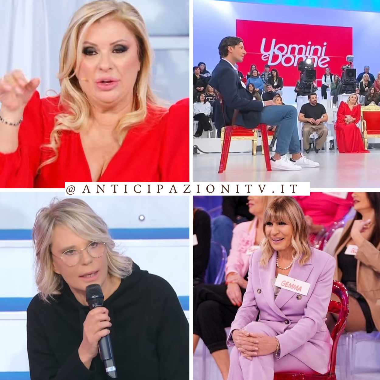 Tina Cipollari su un trono speciale a Uomini e Donne, con l’arrivo di un corteggiatore legato a Gemma Galgani.