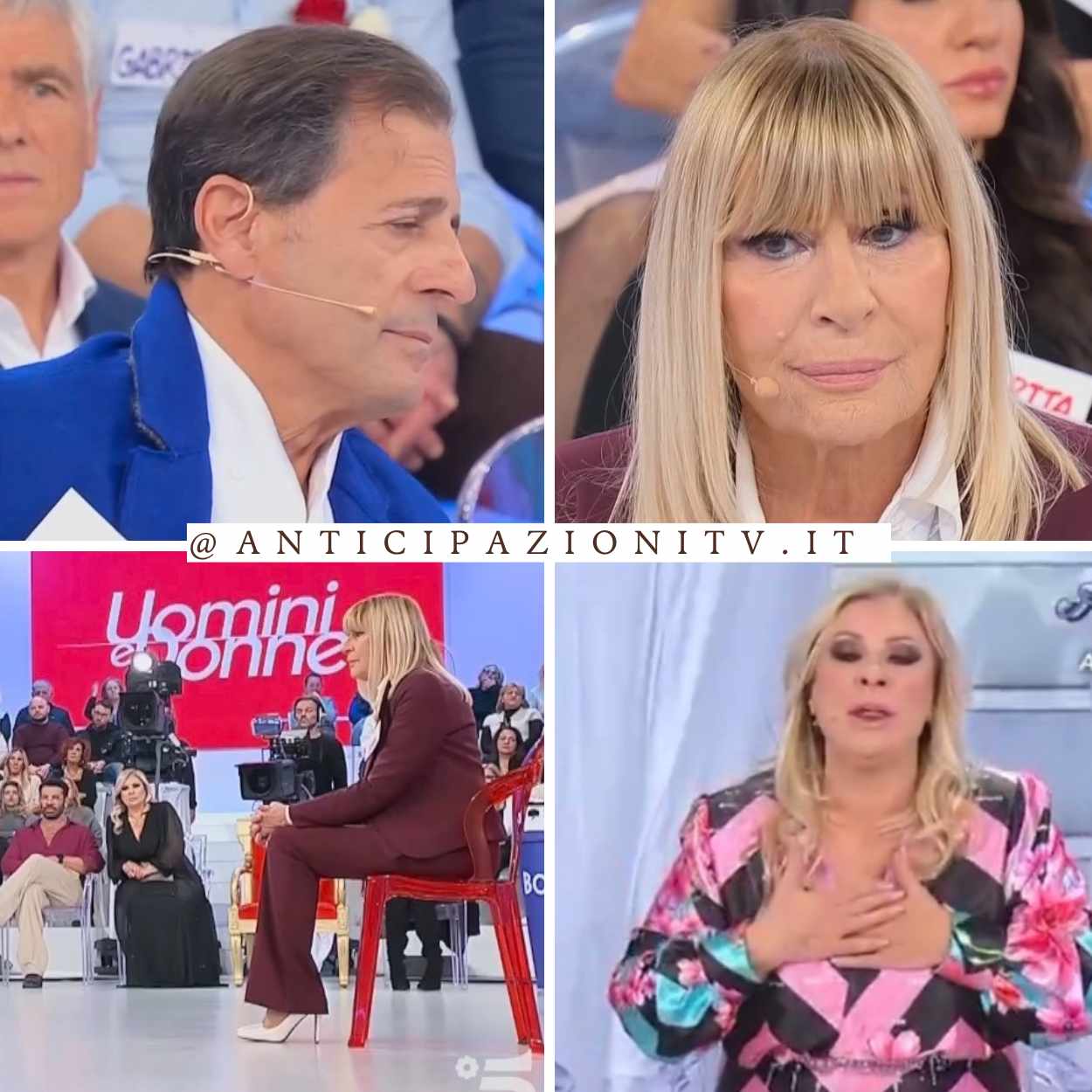 Tina Cipollari e Gemma Galgani in studio a Uomini e Donne