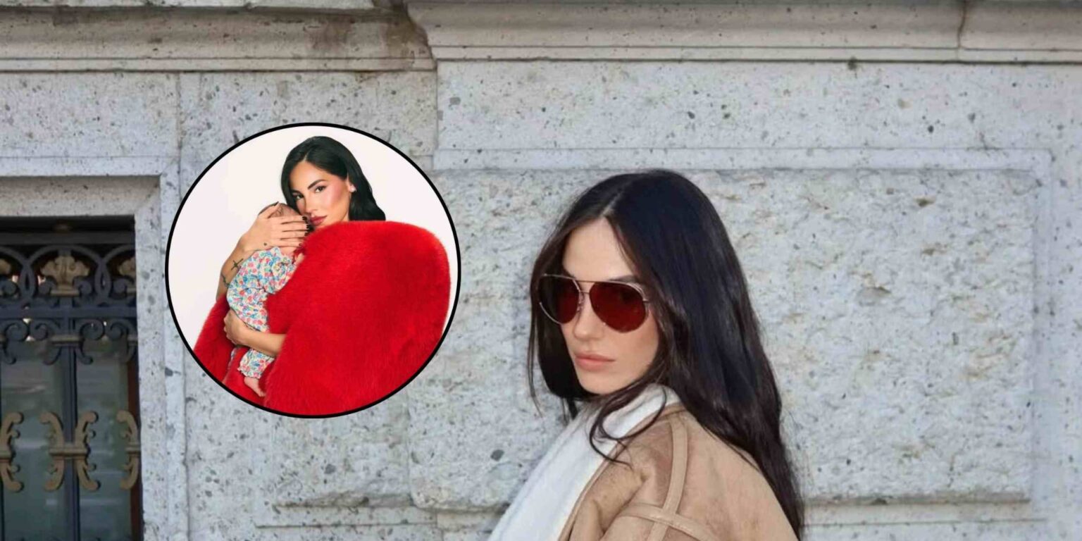 Giulia De Lellis pubblica su Instagram scatti con la figlia Priscilla a Natale e parla del lutto per la nonna Lucilla, mentre appare anche Tony Effe.