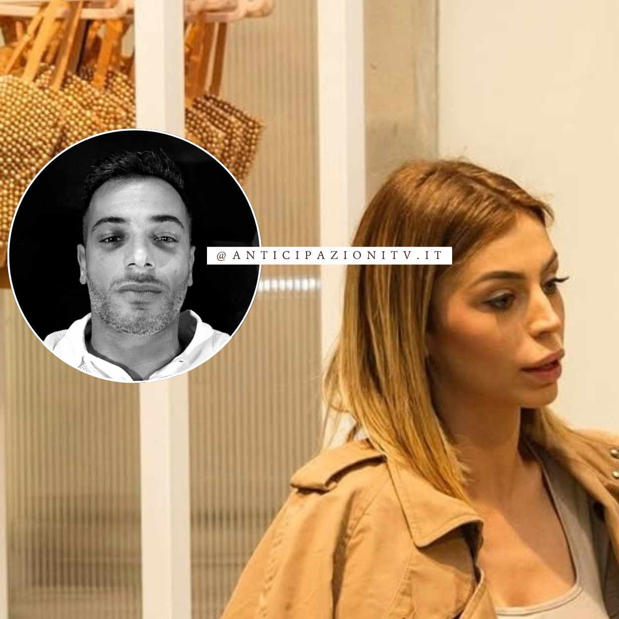 Alessia Cammarota e Aldo Palmeri sorridenti insieme dopo la crisi