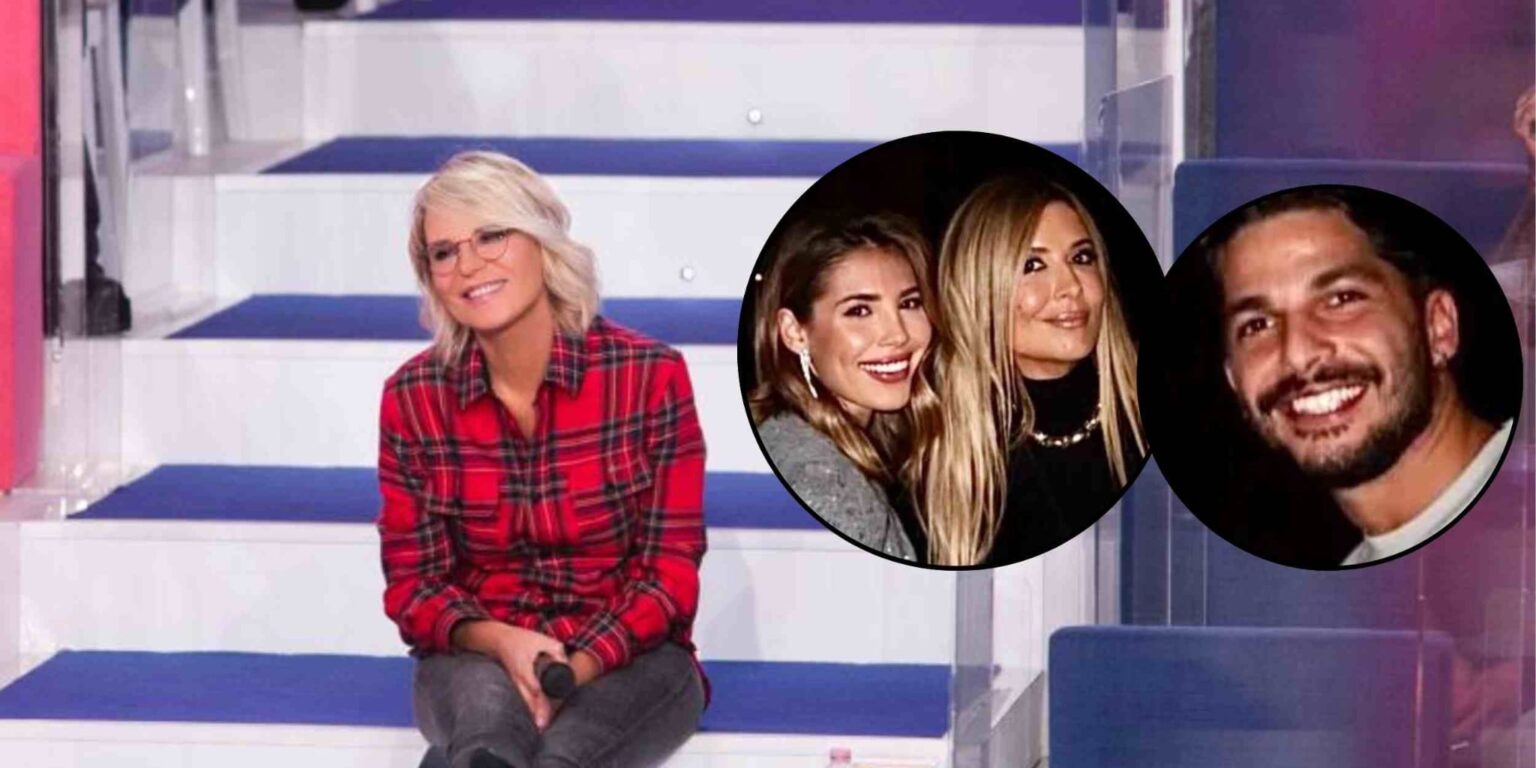 Selvaggia Lucarelli in foto con Martina De Ioannon e Gianmarco Steri alla cena d’agenzia.