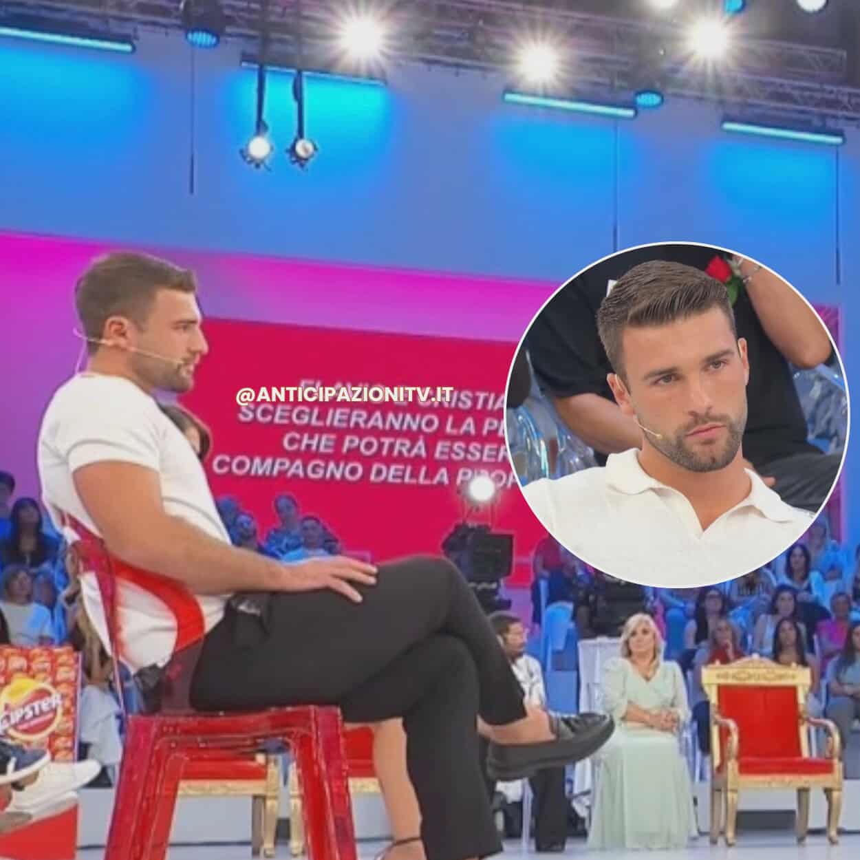 Flavio Ubirti lascia registrazione Uomini e Donne 29 settembre