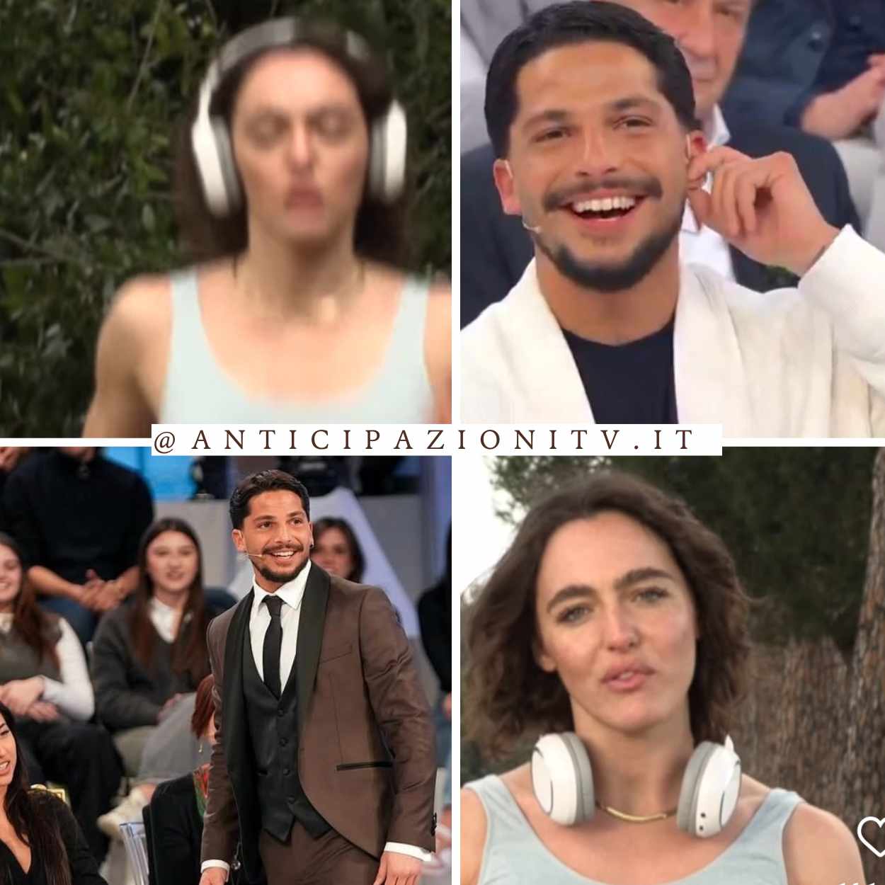 Gianmarco Steri e Chiara Pompei durante la registrazione di Uomini e Donne del 4 febbraio 2025, tra eliminazioni e nuove esterne.