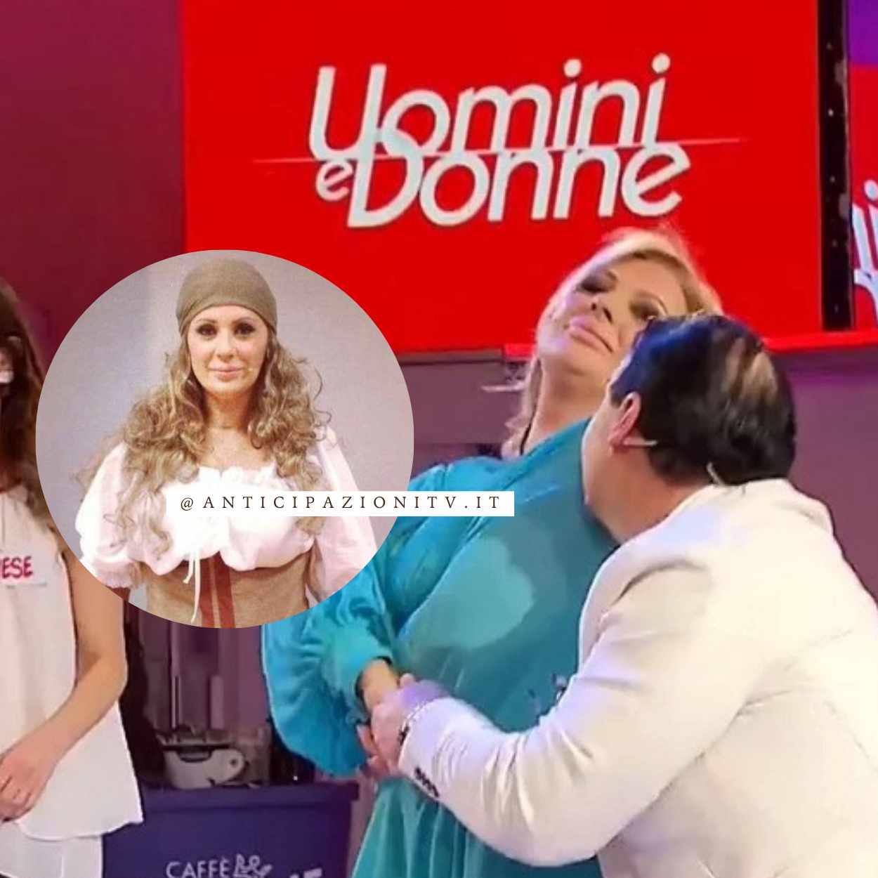 Tina Cipollari contadina, esterna ironica con Cosimo Dadorante a Uomini e Donne