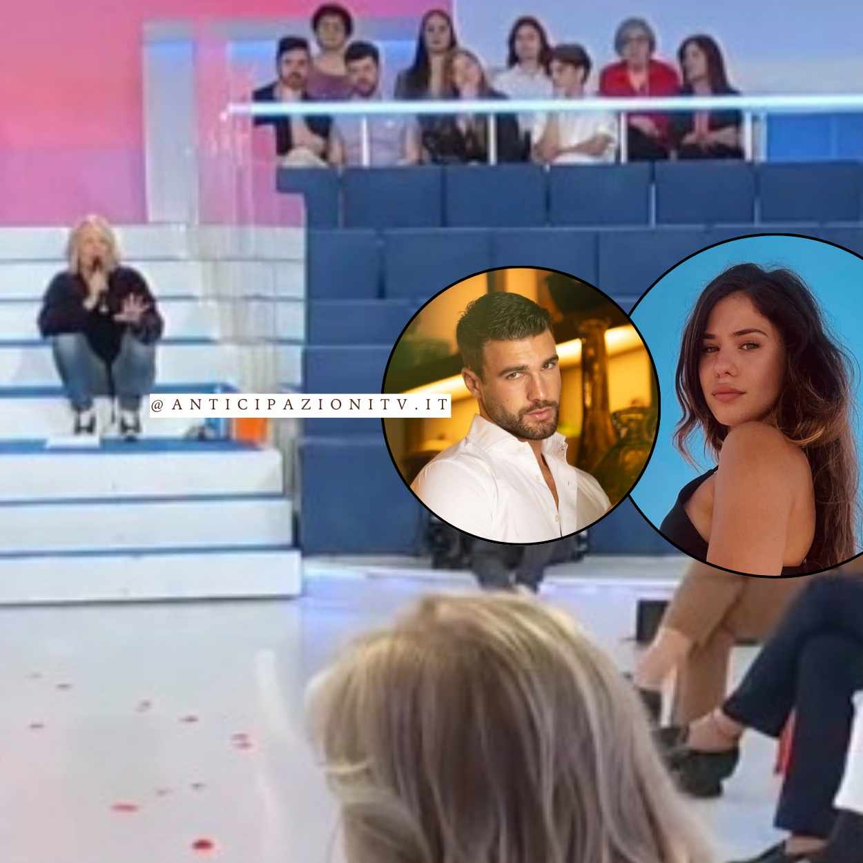 Studio di Uomini e Donne durante la registrazione di fine agosto 2025