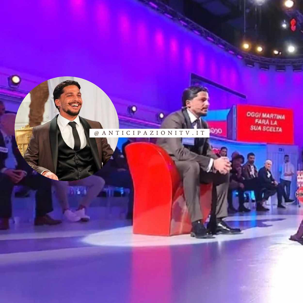 Gianmarco Steri scelta Cristina Ferrara Nadia Di Diodato