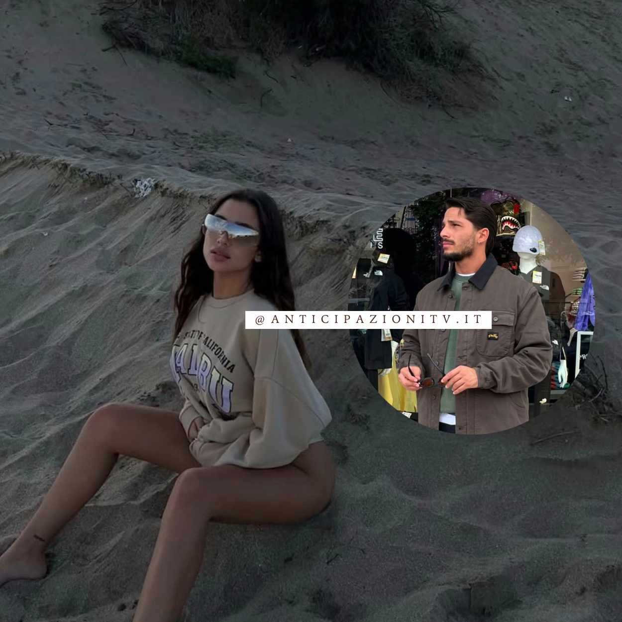 Cristina Ferrara legge una lettera a Gianmarco durante l’esterna a Uomini e Donne