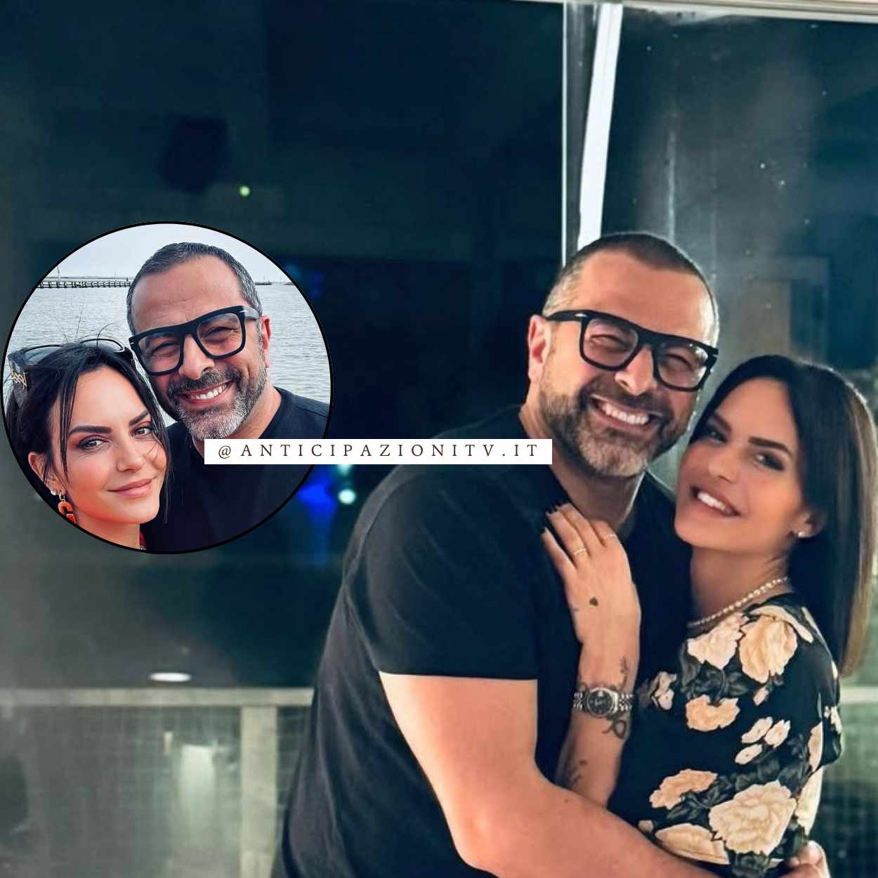 Giada Rizzi e Marcello Messina insieme mentre parlano della nuova casa