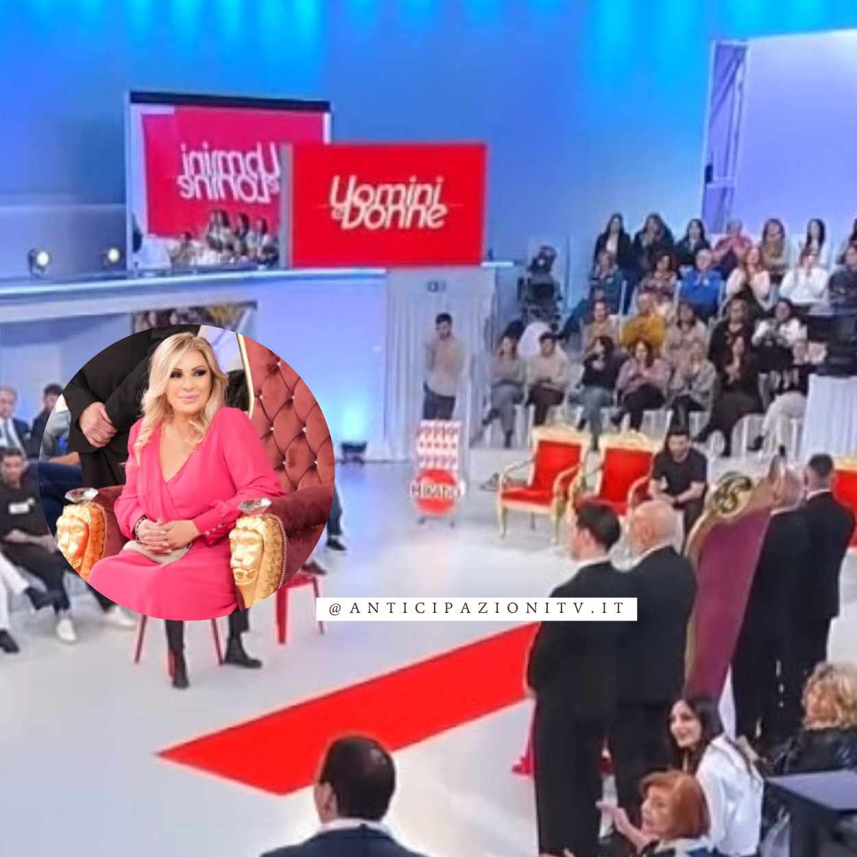 Registrazione Uomini e Donne 19 Febbraio 2025: segnalazione e abbandono nel trono di Tina Cipollari.