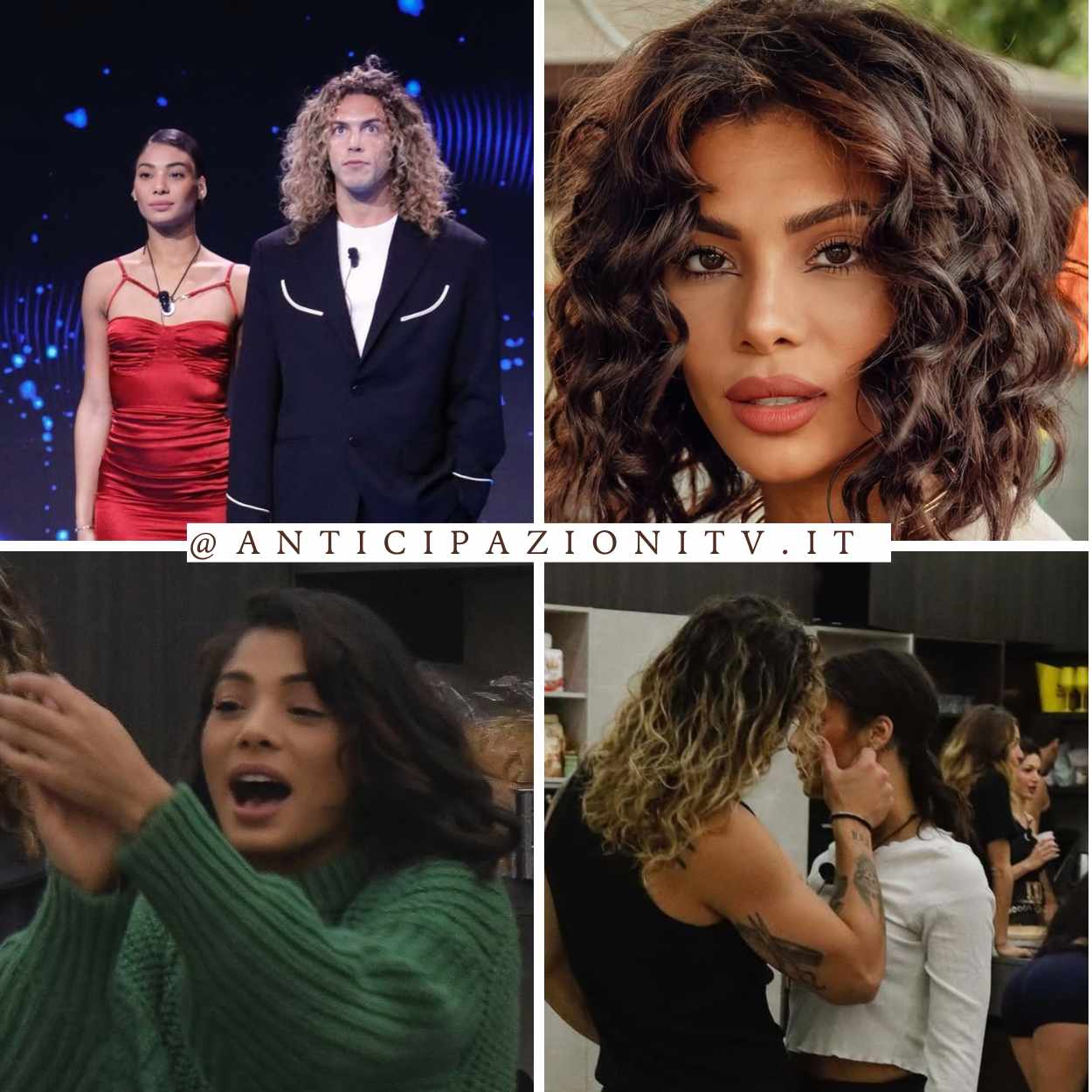 Yulia Bruschi nella Casa del Grande Fratello durante un momento di relax prima del suo annuncio di uscita temporanea.