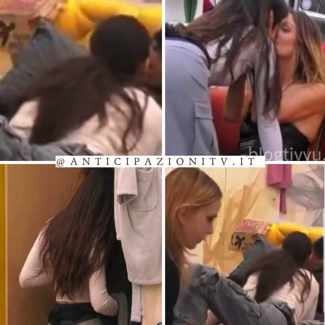 Helena Prestes e Zeudi Di Palma vicine e complici nella casa del Grande Fratello.