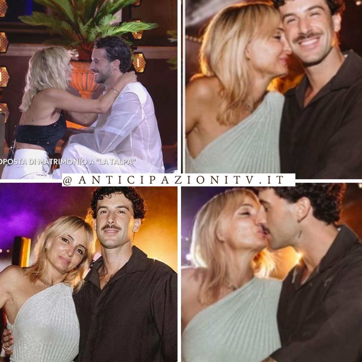 Andreas Muller e Veronica Peparini, proposta di matrimonio a La Talpa.