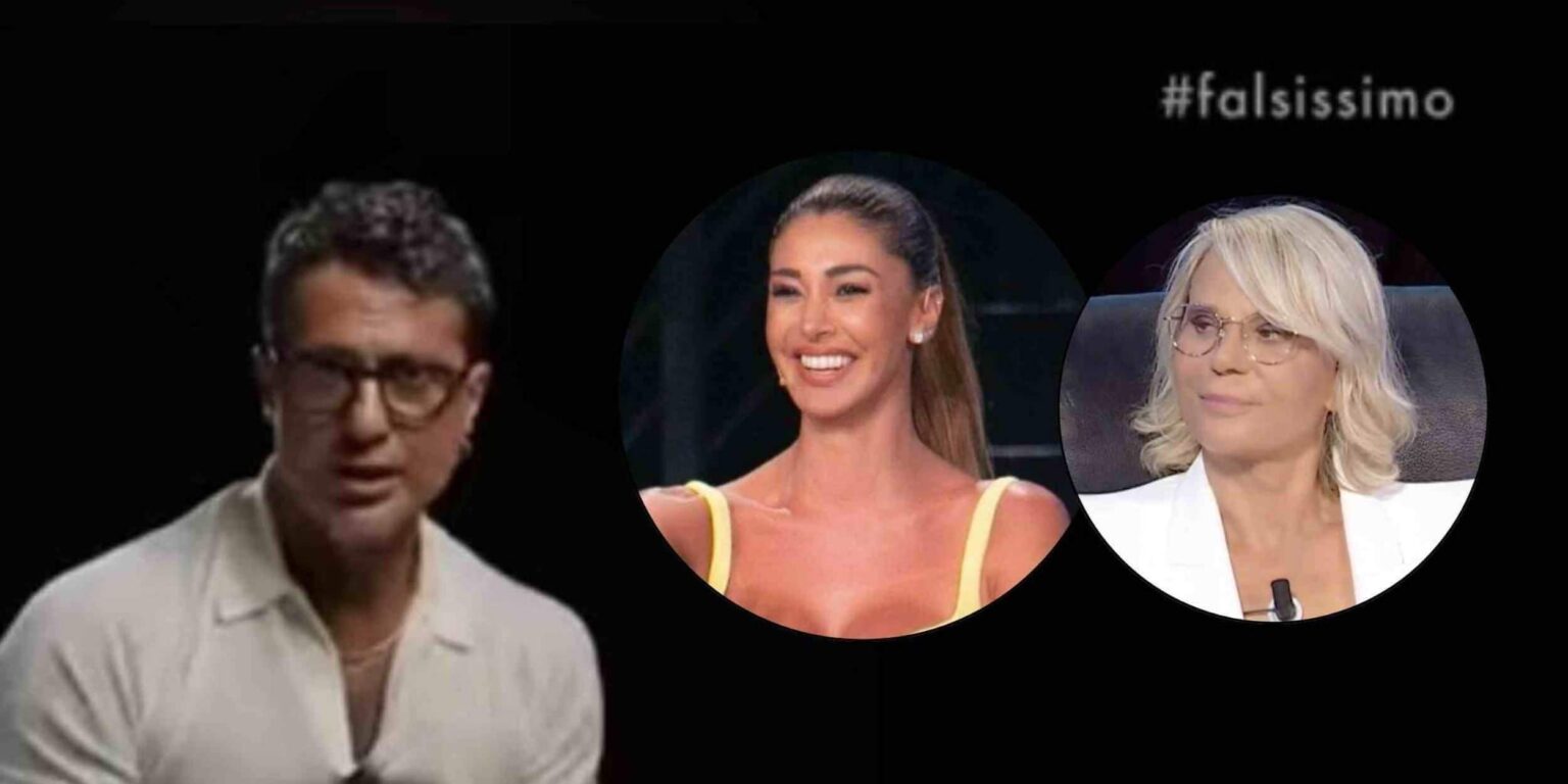 Belen Rodriguez e Maria De Filippi, le dichiarazioni di Corona a Falsissimo